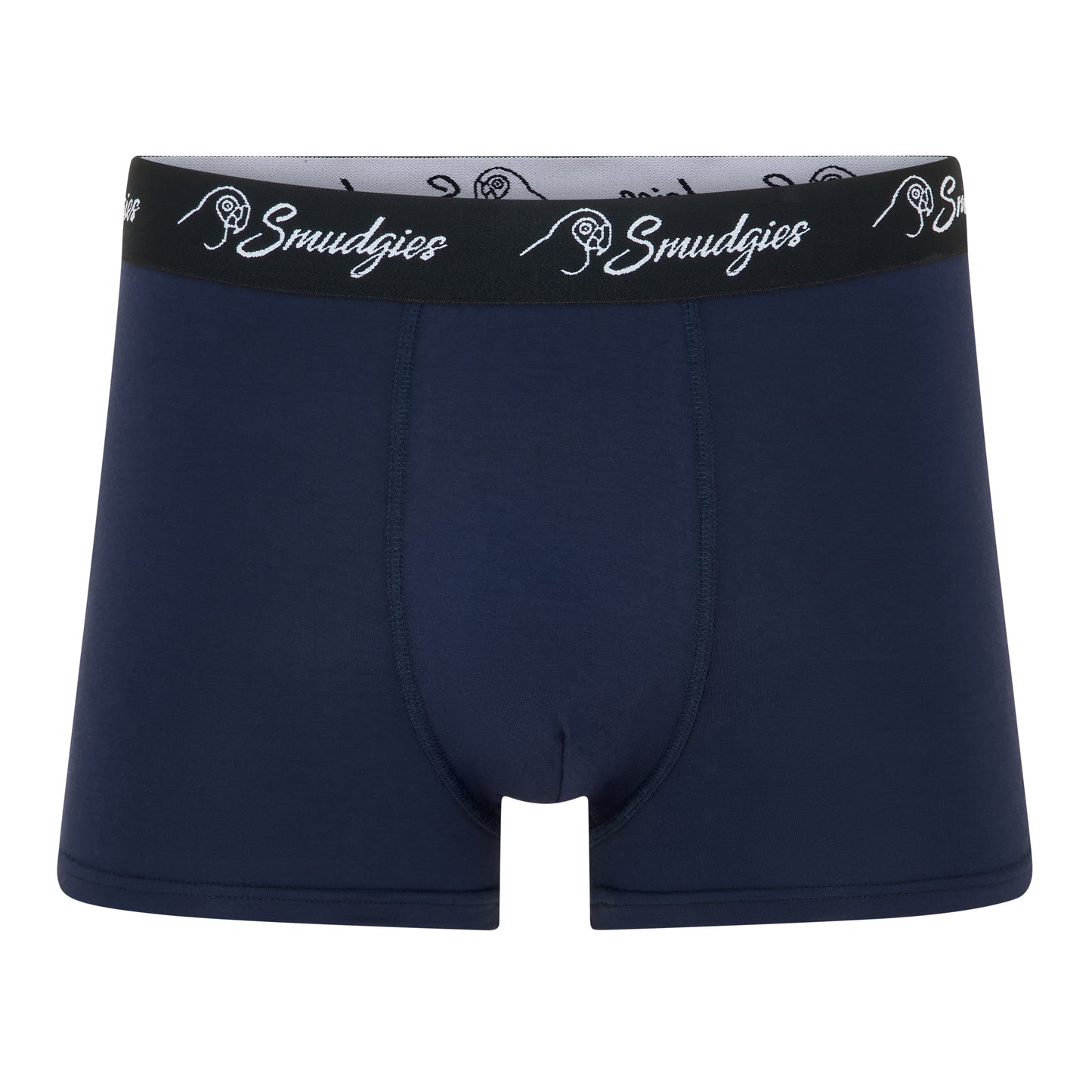 Smudgies Premium Midweight Bamboo Boxer Short, Midnight, Single