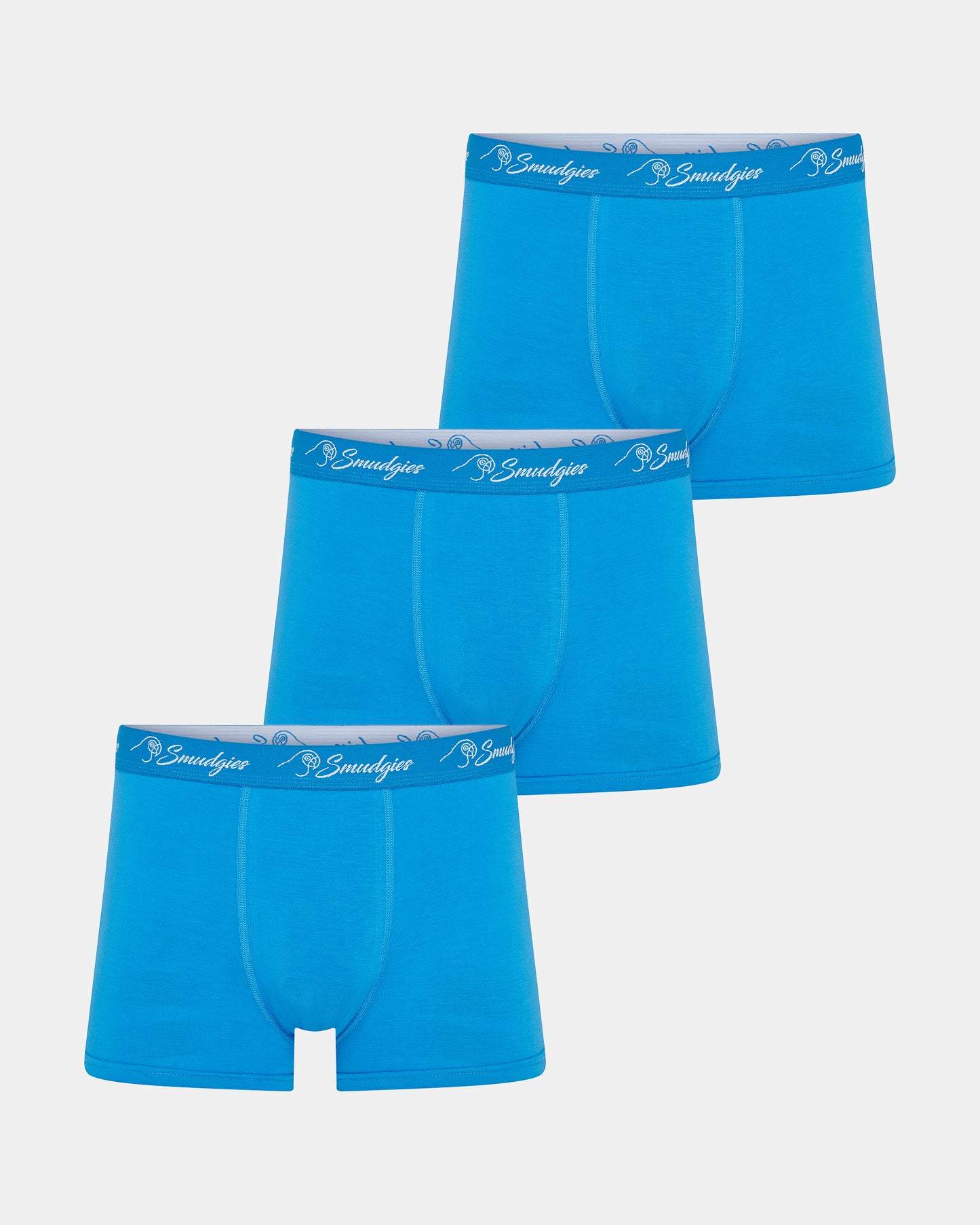 Smudgies Premium Lightweight Bamboo Boxer Short, Seascape - 3 Pack
