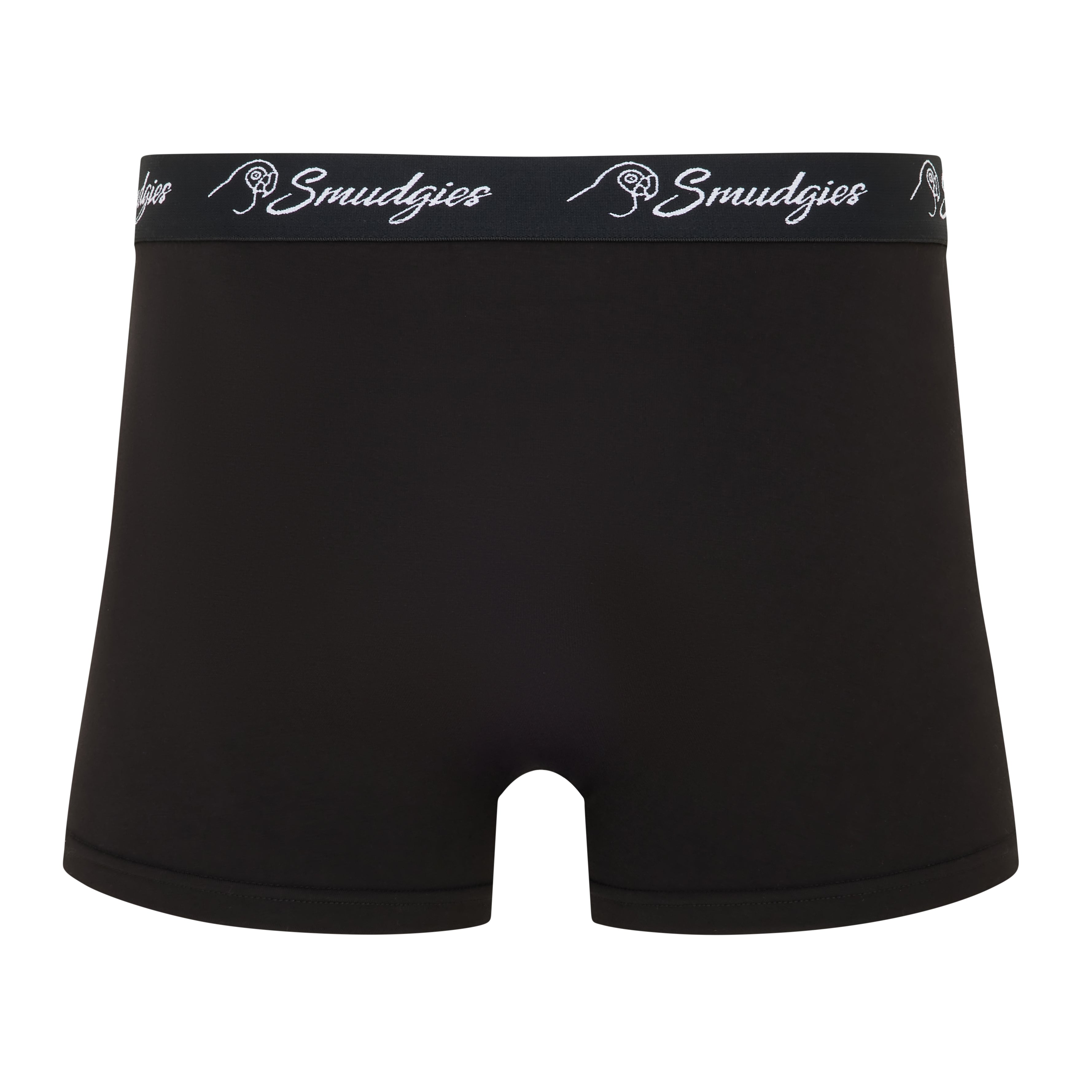 Smudgies Premium Midweight Bamboo Boxer Short, Black - Single