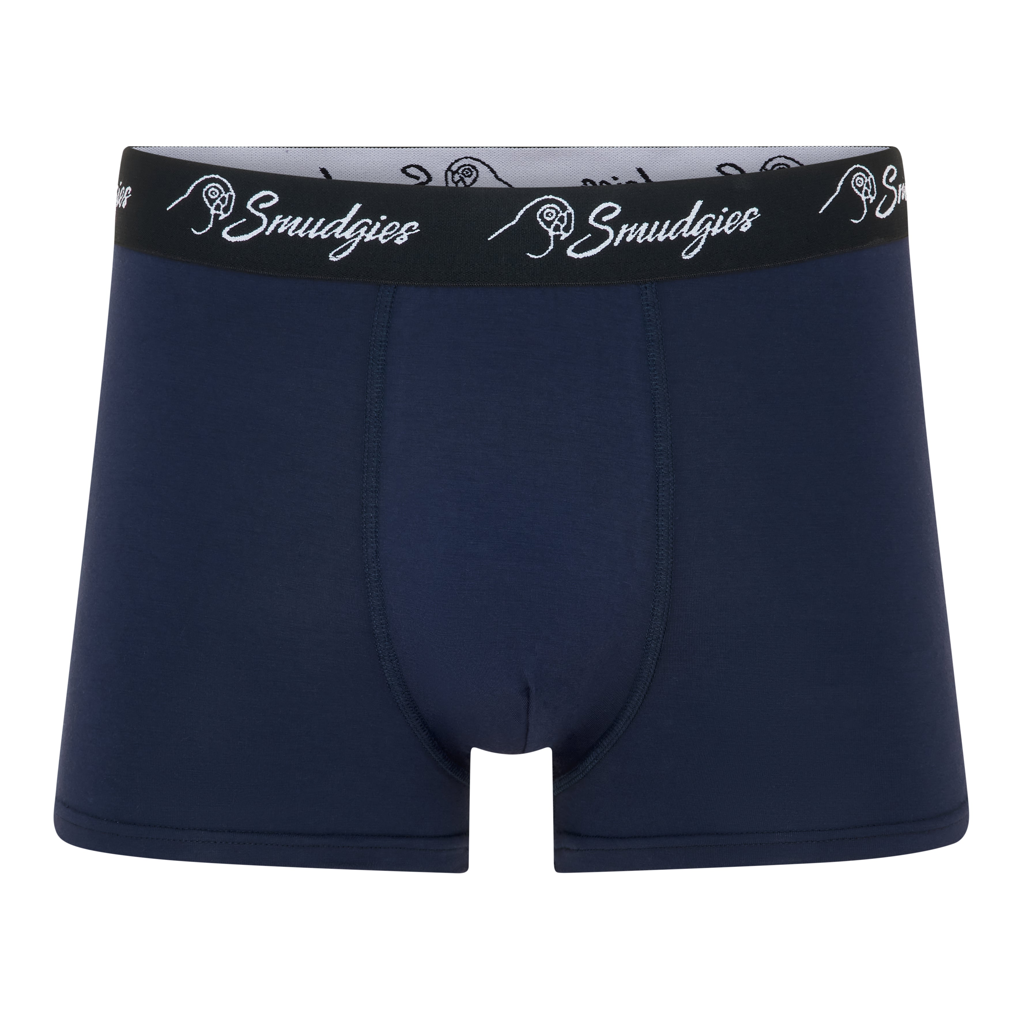 Smudgies Premium Midweight Bamboo Boxer Short, Midnight, Single