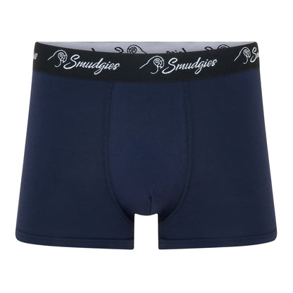 Smudgies Premium Midweight Bamboo Boxer Short, Midnight, Single