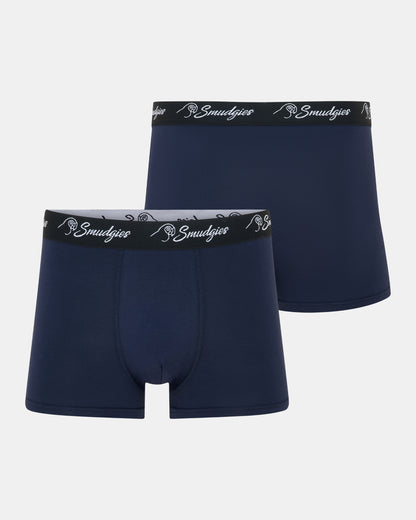 Smudgies Premium Midweight Bamboo Boxer Short, Midnight, Single
